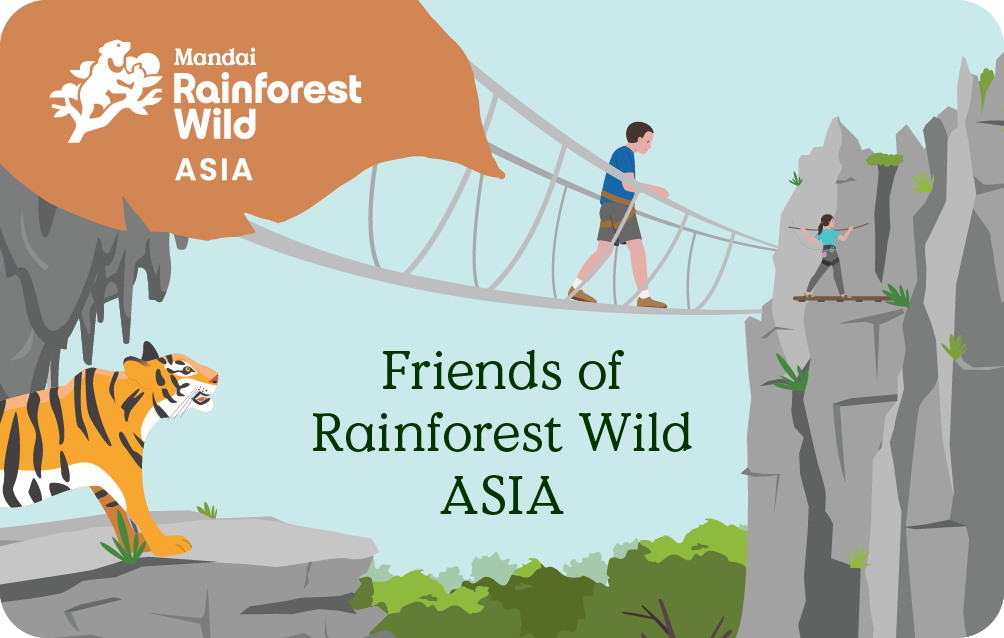 Friends of Rainforest Wild ASIA card face